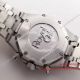 2017 Swiss Replica AP Royal Oak SS White Chronograph Face Black Ring-Dials (5)_th.jpg